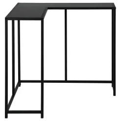 Table console - forme de L, coin, cadre en métal - 36