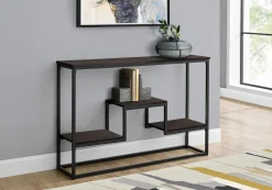 Table console - multi-niveaux, 3 tablettes, rectangulaire - 48