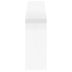Table console - panneau épais, base asymétrique - 48