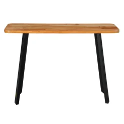 Table console en bois massif