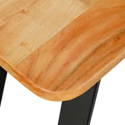 Table console en bois massif