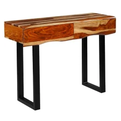 Table console en bois massif