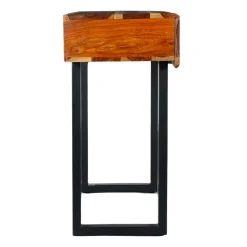 Table console en bois massif