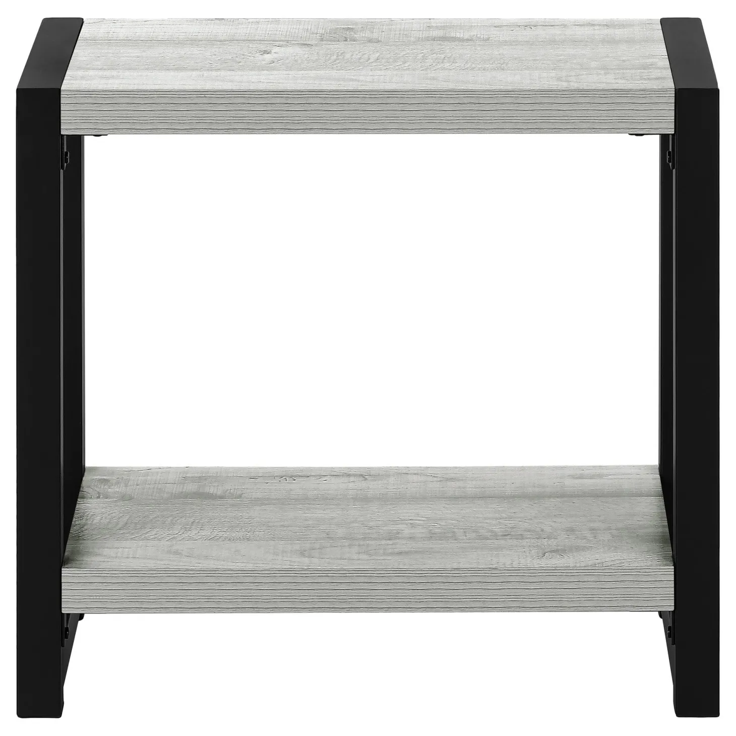 Table d'appoint - 2 niveaux, 1 tablette, panneaux épais, rectangulaire - 2 - Monarch