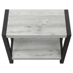 Table d'appoint - 2 niveaux, 1 tablette, panneaux épais, rectangulaire - 2 - Monarch