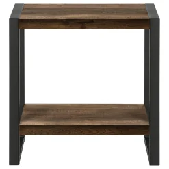 Table d'appoint - 2 niveaux, 1 tablette, rectangulaire - 24