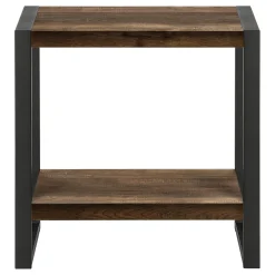 Table d'appoint - 2 niveaux, 1 tablette, rectangulaire - 24