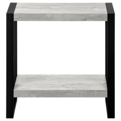 Table d'appoint - 2 niveaux, 1 tablette, rectangulaire - 24