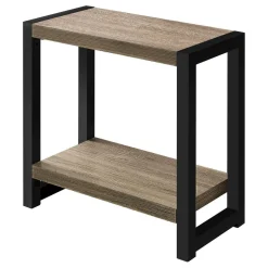 Table d'appoint - 2 niveaux, 1 tablette, panneaux épais, rectangulaire - 2 - Monarch