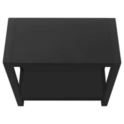 Table d'appoint - 2 niveaux, 1 tablette, panneaux épais, rectangulaire - 2 - Monarch