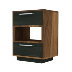 Table d’appoint - ardoise et noyer