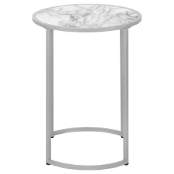 Table d'appoint - base courbe en forme de u, ronde - 24