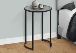 Table d'appoint - base courbe en forme de u, ronde - 24
