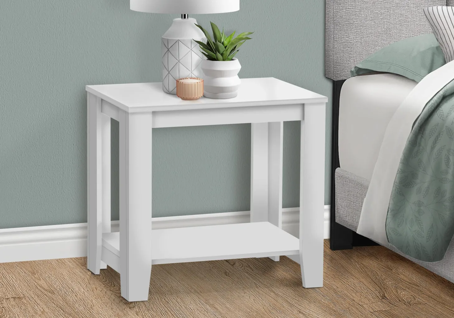 Table d'appoint - blanc - Monarch