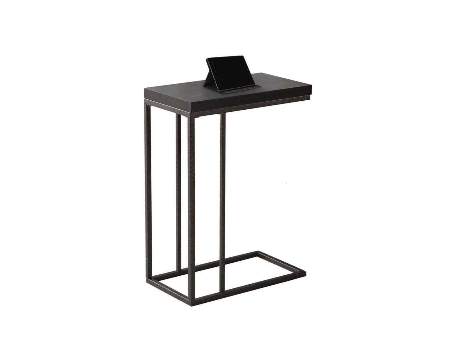 Table d'appoint - espresso, métal bronze - Monarch