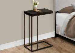 Table d'appoint - espresso, métal bronze - Monarch