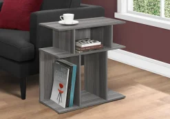 Table d'appoint - 24"H, gris - Monarch