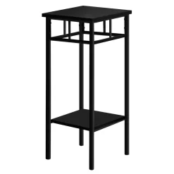 Table d'appoint - 28"H, noir, métal noir - Monarch