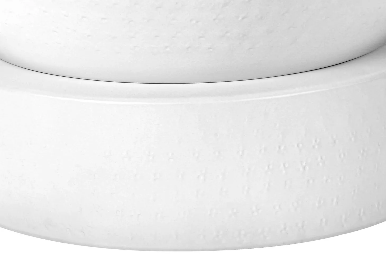 Table d'appoint - 22"H, table de bout drum métal blanc - Monarch