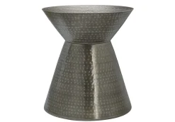 Table d'appoint - 22"H, table de bout drum métal gris - Monarch