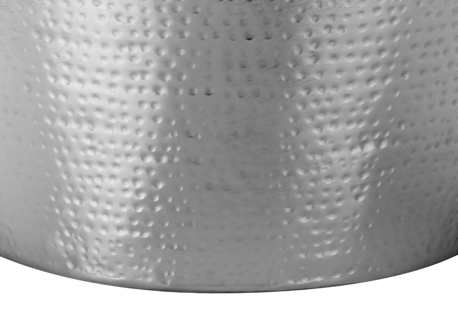 Table d'appoint - 22"H, table de bout drum métal chrome - Monarch