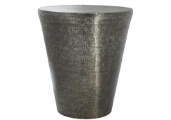 Table d'appoint - 22"H, table de bout drum métal gris - Monarch