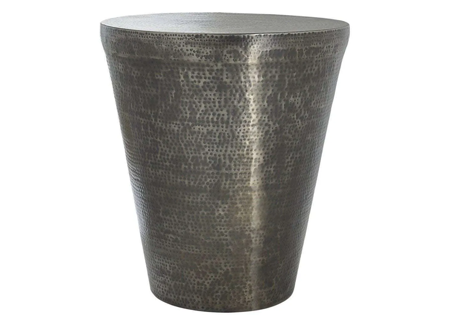 Table d'appoint - 22"H, table de bout drum métal gris - Monarch