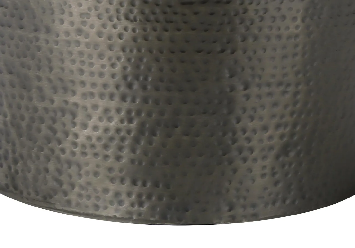 Table d'appoint - 22"H, table de bout drum métal gris - Monarch