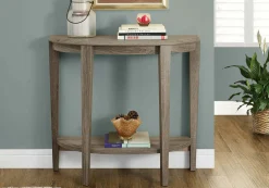 Table d'appoint - 36"L, console vieux bois taupe foncé - Monarch