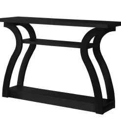 Table d'appoint - 47"L, console d'entrée noir - Monarch