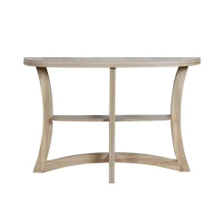 Table d'appoint - 47"L, console d'entrée taupe foncé - Monarch