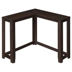 Table d'appoint - 48"L, console de coin espresso - Monarch