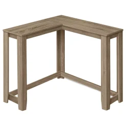 Table d'appoint - 48"L, console de coin taupe foncé - Monarch