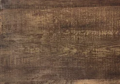 Table d'appoint - métal noir, faux bois brun, tiroir - Monarch