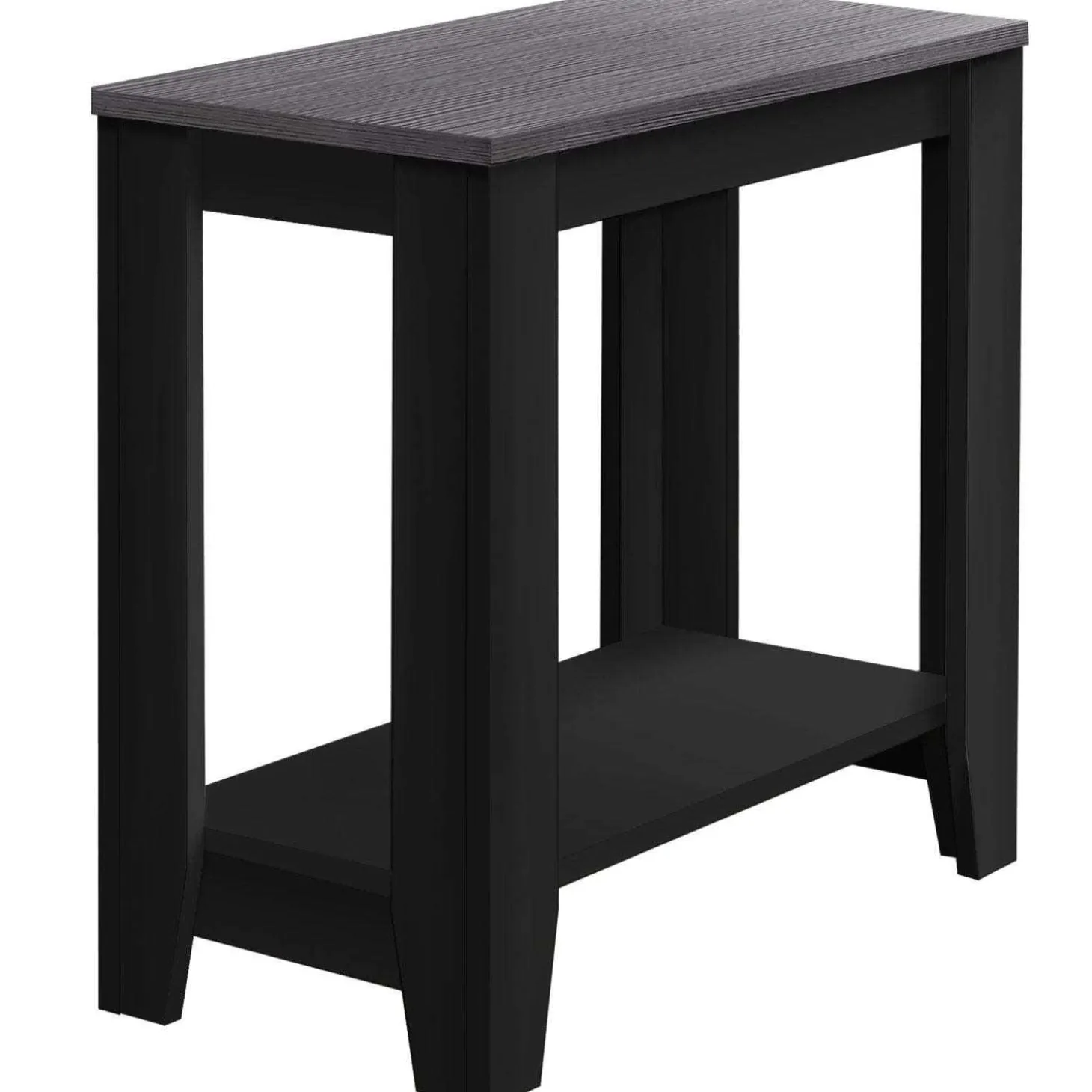 Table d'appoint - noir, dessus gris - Monarch