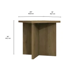 Table d’appoint à piètement croisé