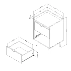 Table d'appoint - South Shore