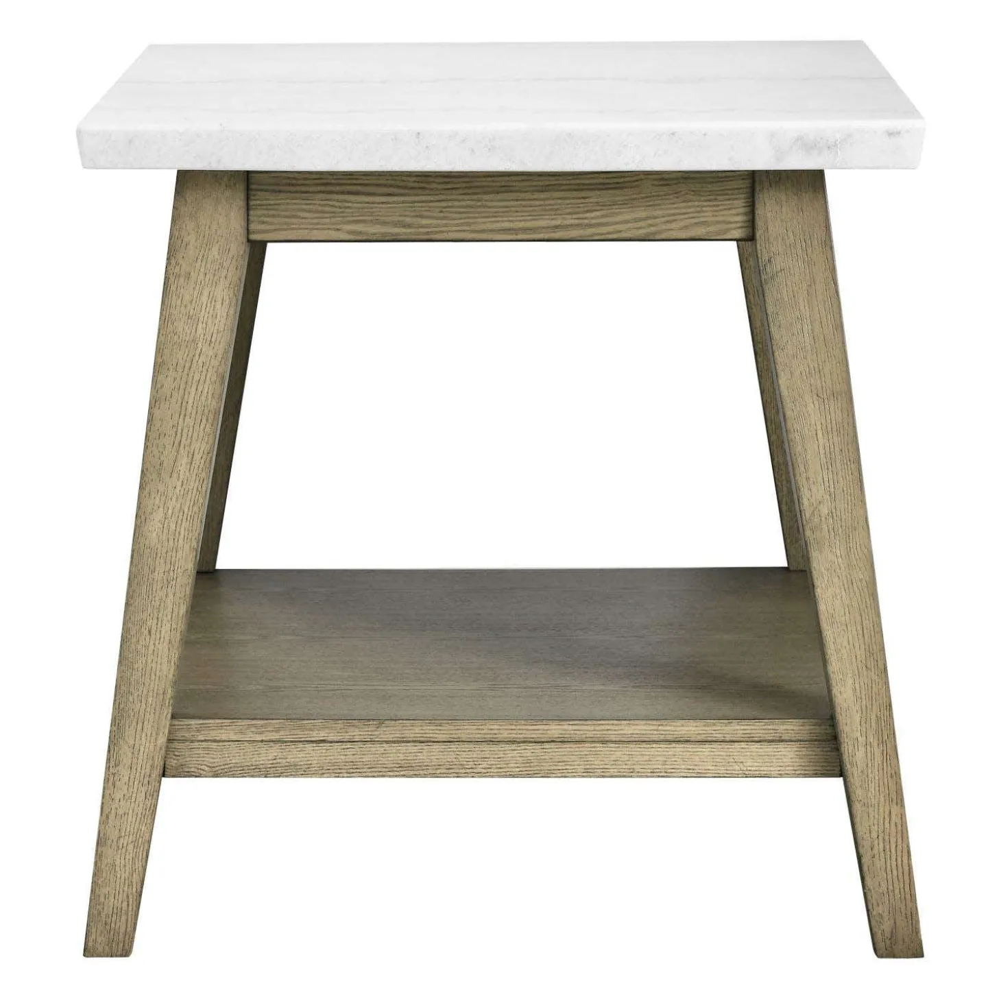 Table d’appoint avec plateau en marbre blanc