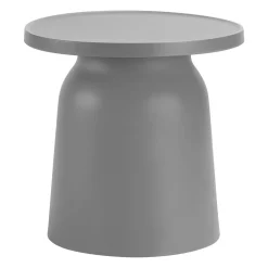 Table d’appoint d’extérieur en résine - gris