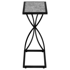 Table d'appoint en c - base avec motif de pétales, rectangulaire - 25