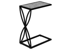 Table d'appoint en c - base avec motif de pétales, rectangulaire - 25