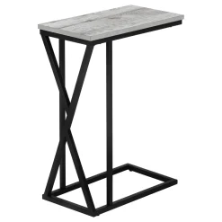 Table d'appoint en c - base avec motif des triangles asymétriques, rectangul - Monarch