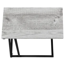 Table d'appoint en c - base avec motif des triangles asymétriques, rectangul - Monarch