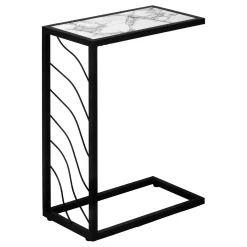 Table d'appoint en c - base avec motif de vagues, rectangulaire - 25
