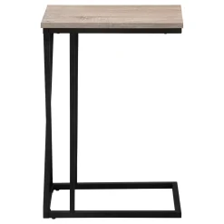 Table d'appoint en c - base avec motif des triangles asymétriques, rectangul - Monarch
