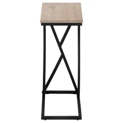 Table d'appoint en c - base avec motif des triangles asymétriques, rectangul - Monarch