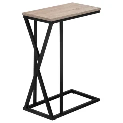 Table d'appoint en c - base avec motif des triangles asymétriques, rectangul - Monarch
