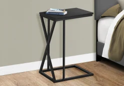 Table d'appoint en c - base avec motif des triangles asymétriques, rectangul - Monarch