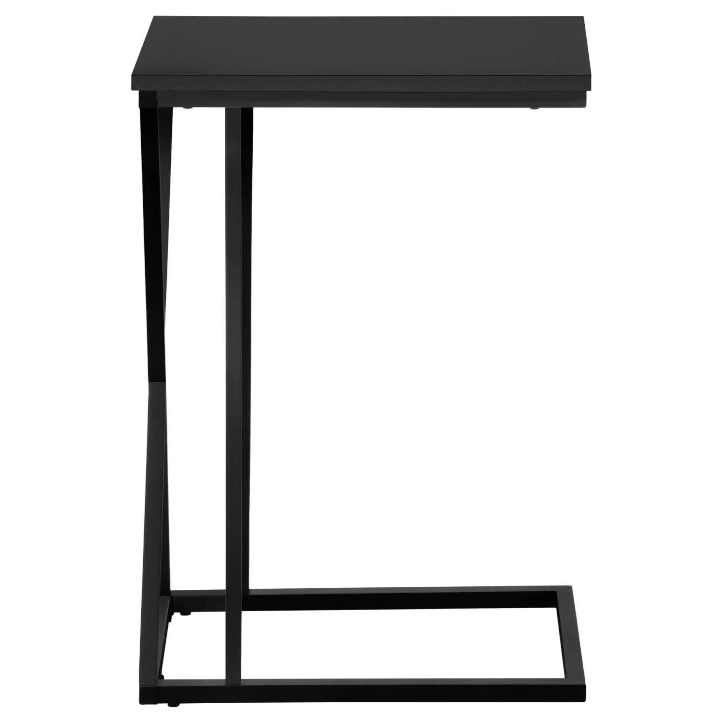 Table d'appoint en c - base avec motif des triangles asymétriques, rectangul - Monarch