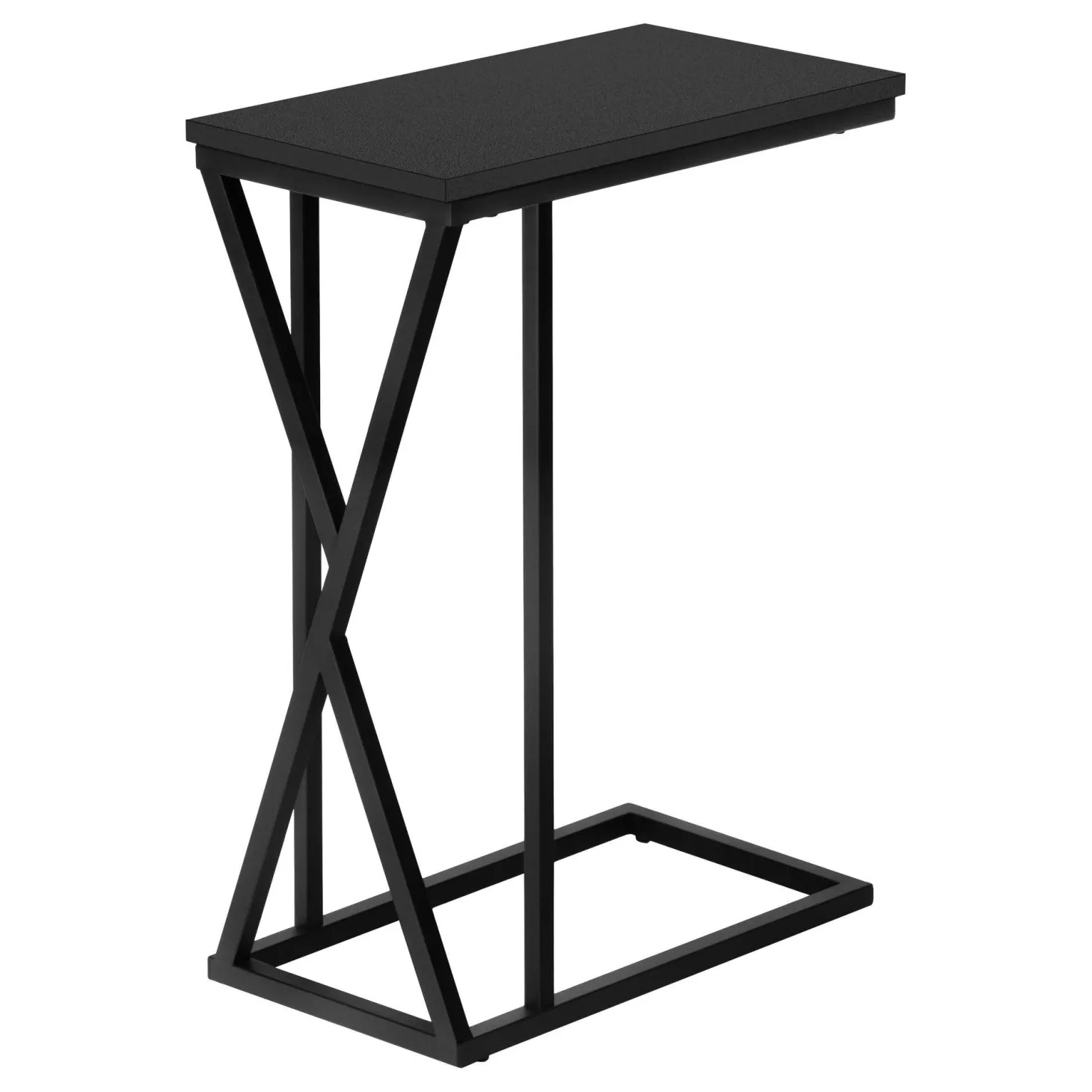 Table d'appoint en c - base avec motif des triangles asymétriques, rectangul - Monarch